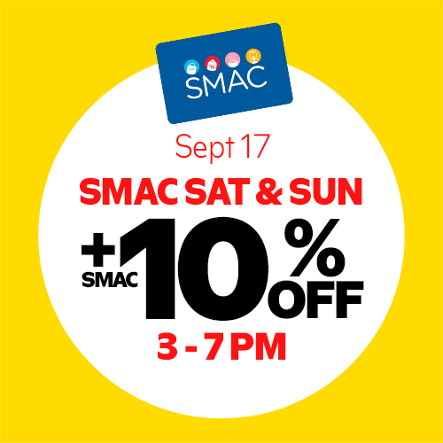 3 day sale sept 17 sm store