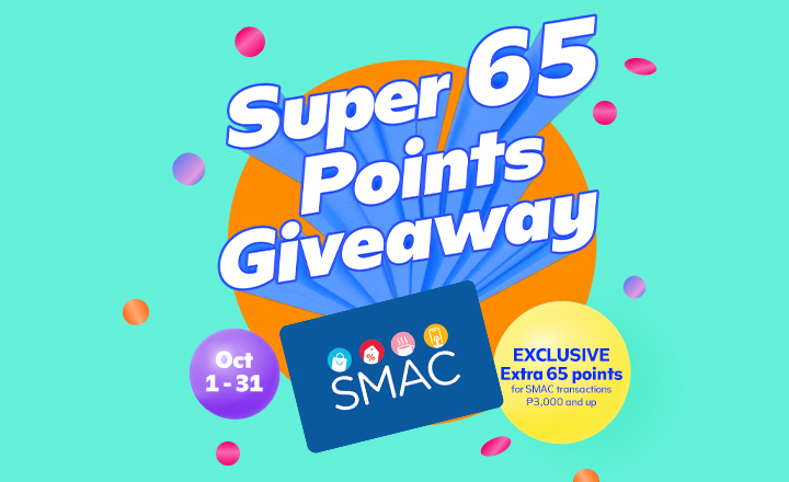 super 65 points giveaway mobile banner