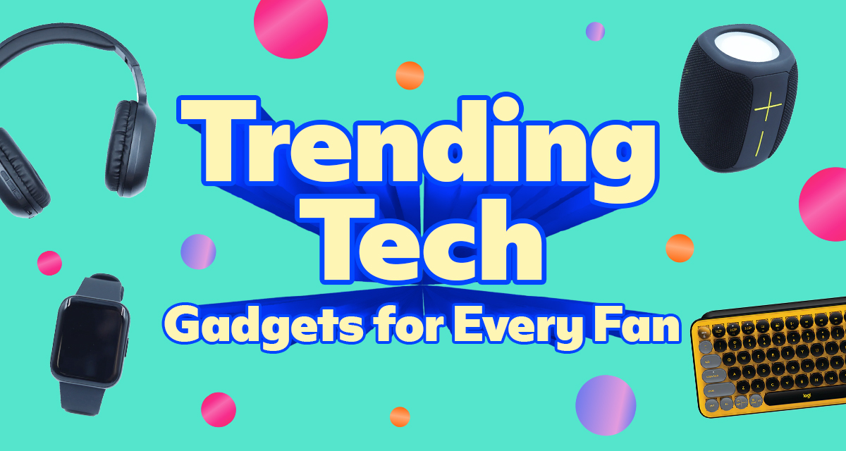 trending tech gadgets social banner