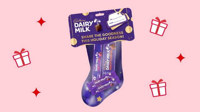 Cadbury DM Happy Holidays Stocking SM Store