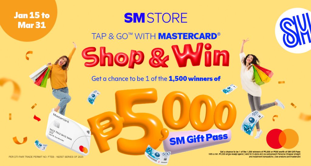 shop and win mastercard sm store social banner