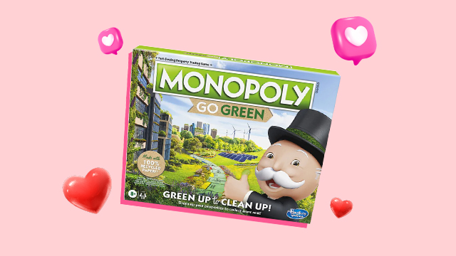 Hasbro Gaming Monopoly Goes Green Board Game