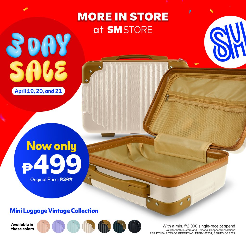 pwp vintage luggage sm store 3 day sale