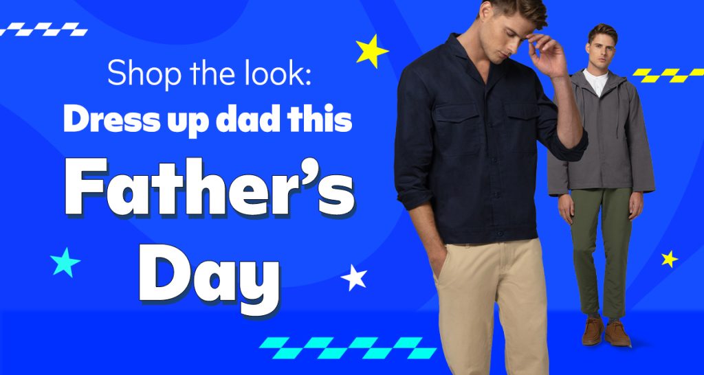 dress up dad this fathers day sm store social banner