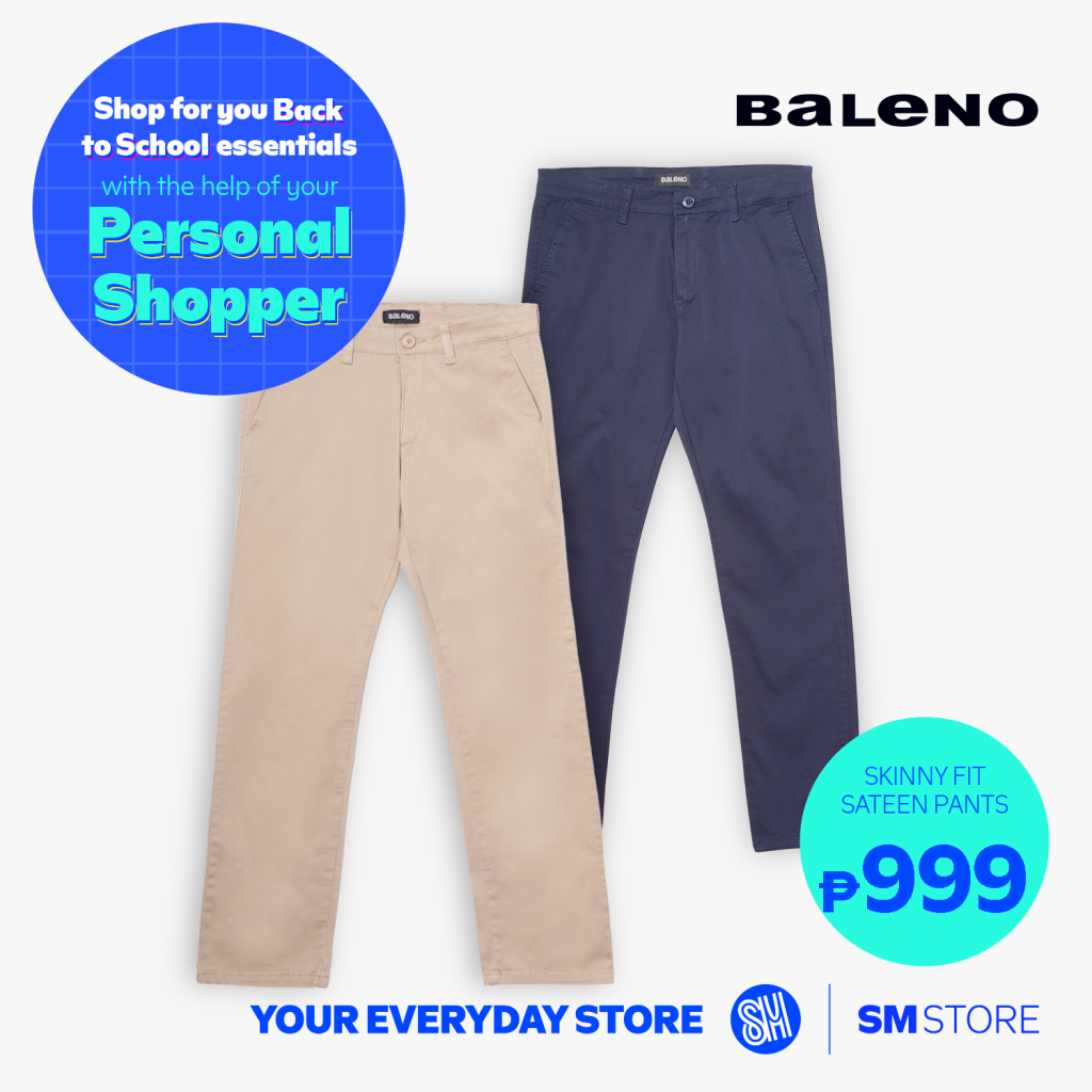 Baleno Skinny Fit Sateen Pants