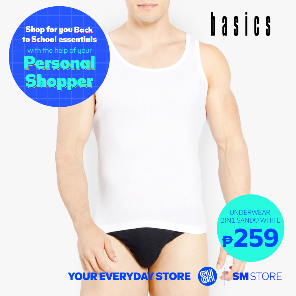 SM BASICS Underwear 2 in 1 Sando