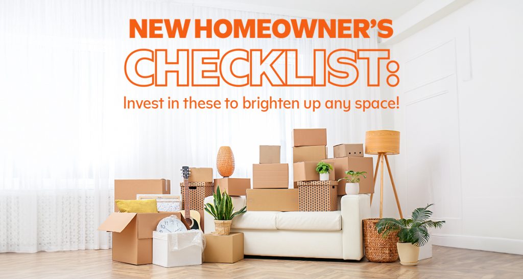 new homeowner's checklist social banner