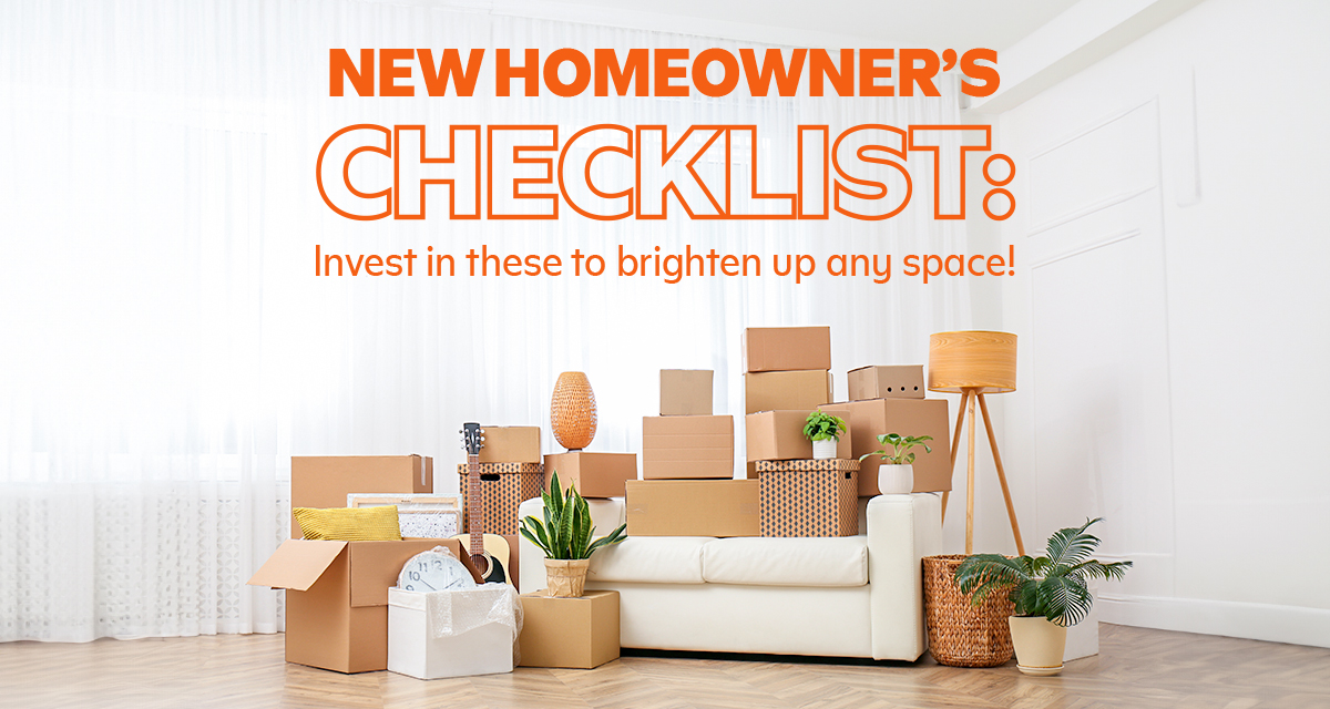 new homeowner's checklist social banner