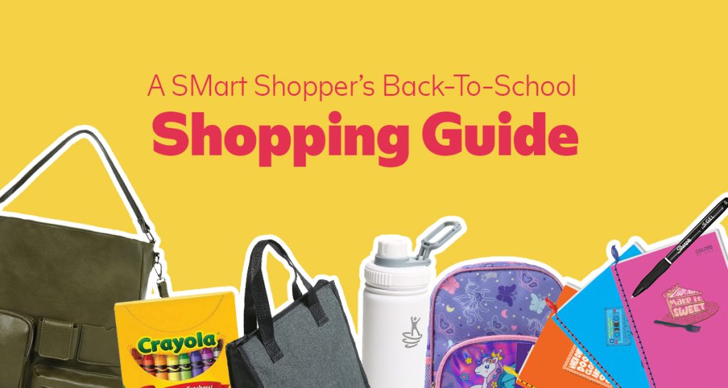 smart shopper's back to school shopping guide