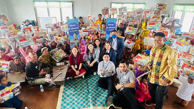 SM Store Mindpro’s Shop&Share for Education turnover of back to school kits at Bihing Tahik Elementary School in Zamboanga City