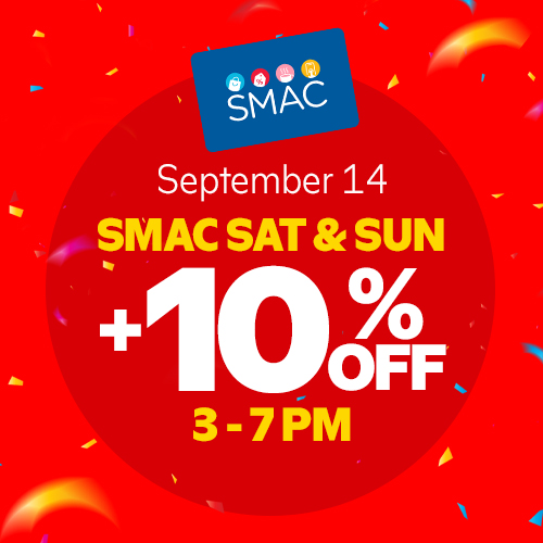 sept. 14 3 day sale sm store