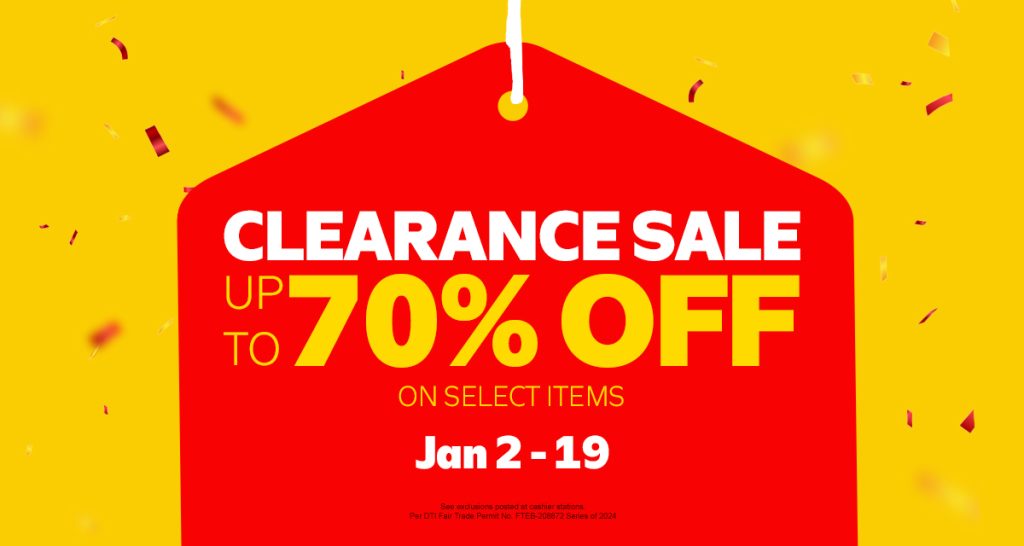 clearance sale social banner