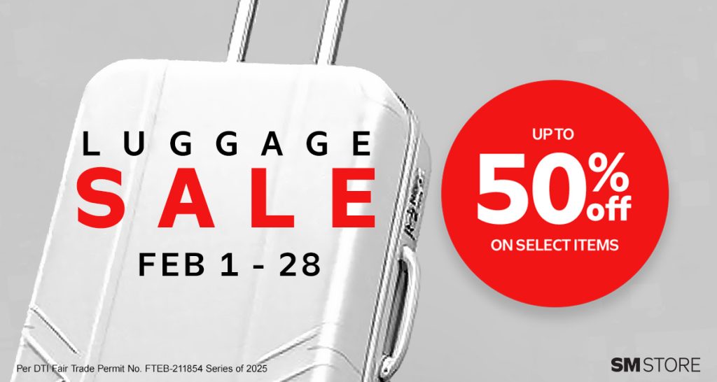 luggage sale sm store