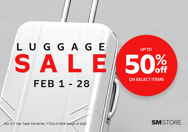 luggage sale sm store february 1 to 28