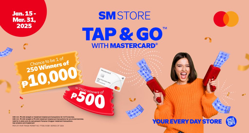 tap and go with mastercard social banner